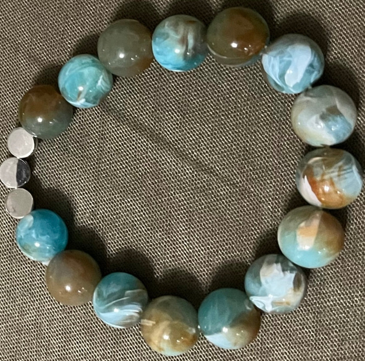 Oceanwave Necklace with 2 Bracelets Set