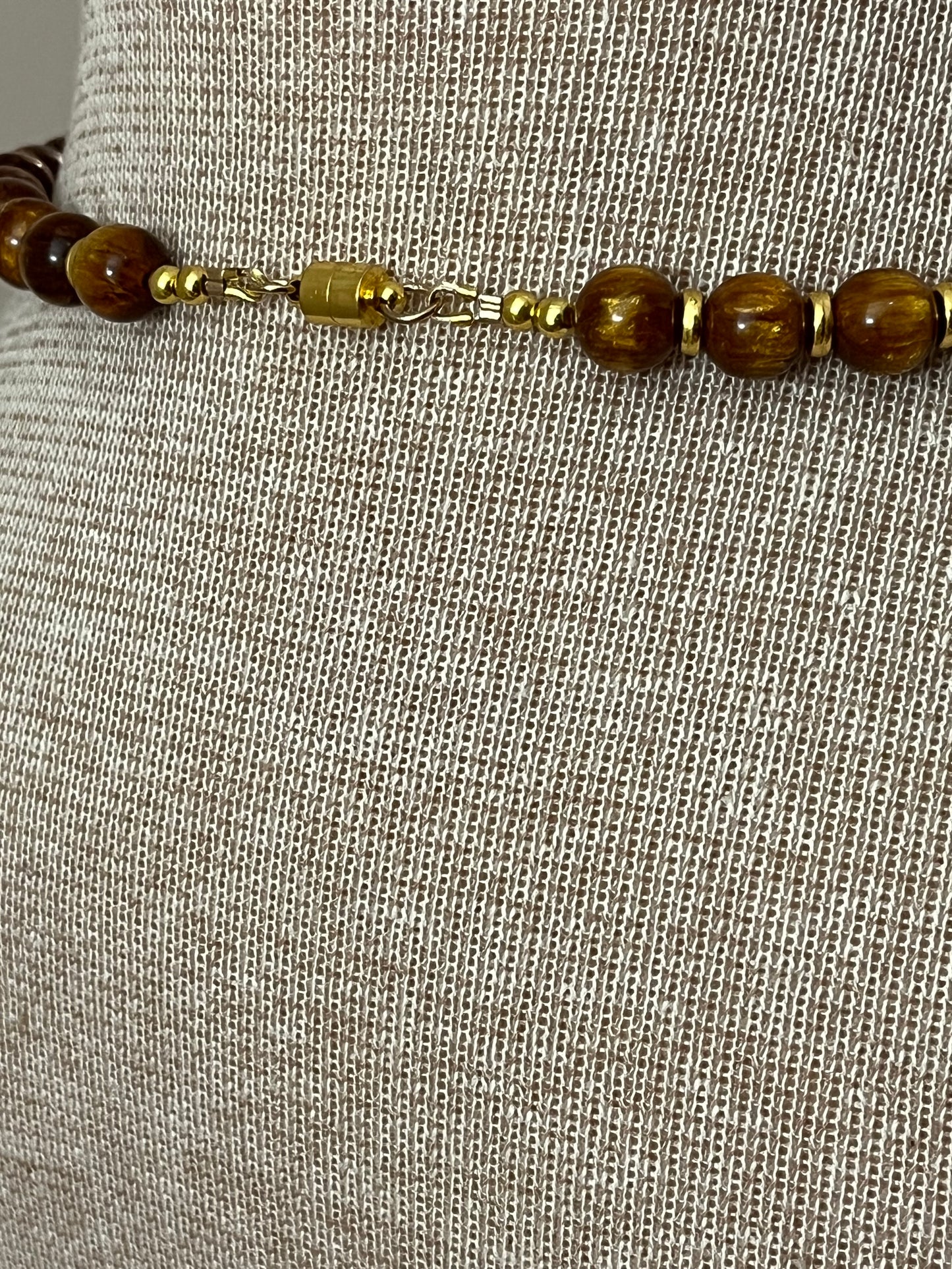 Caramel Butterscotch Necklace & Earrings Set