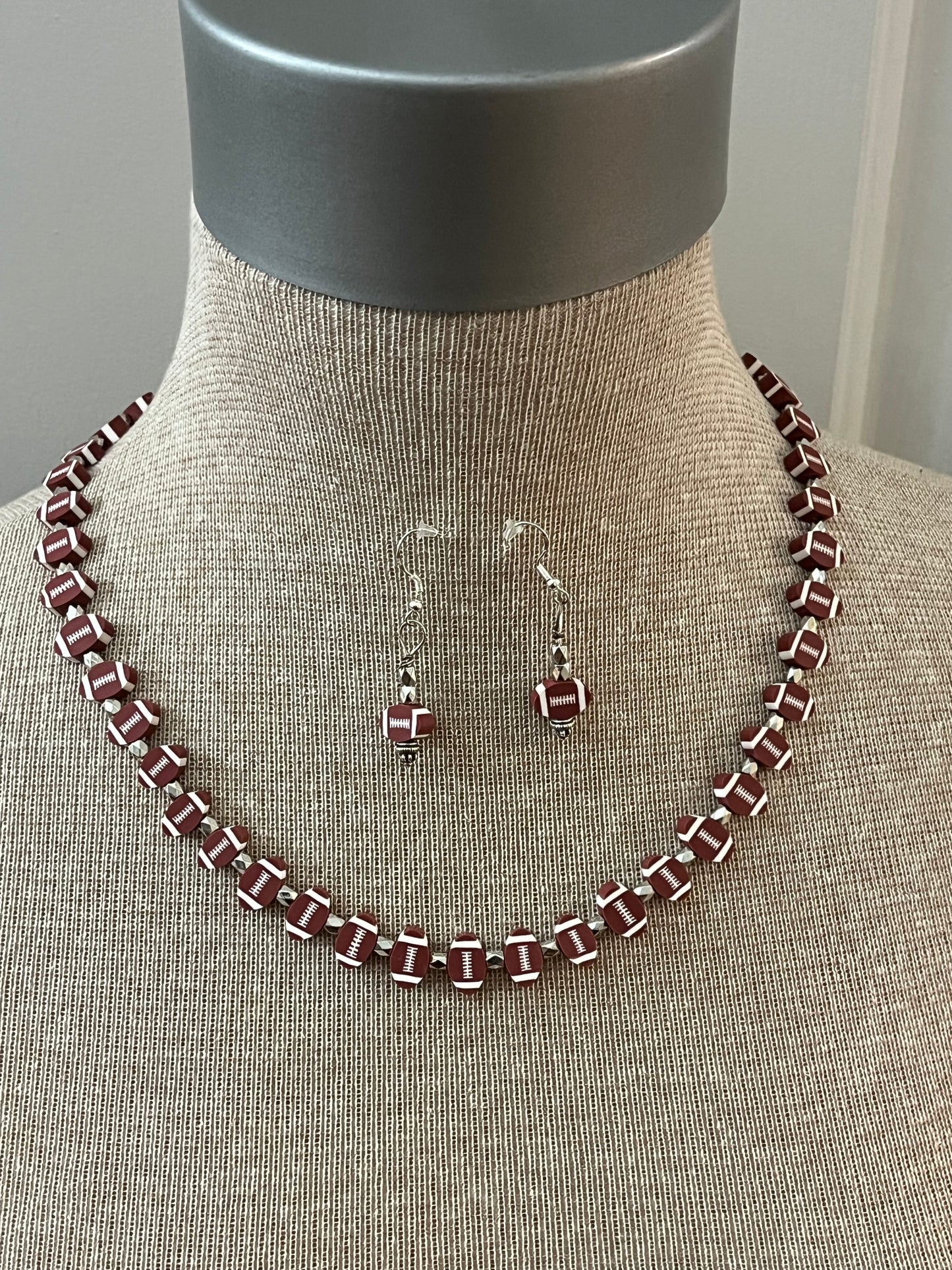 Football Fans - Necklace & Earrings Set