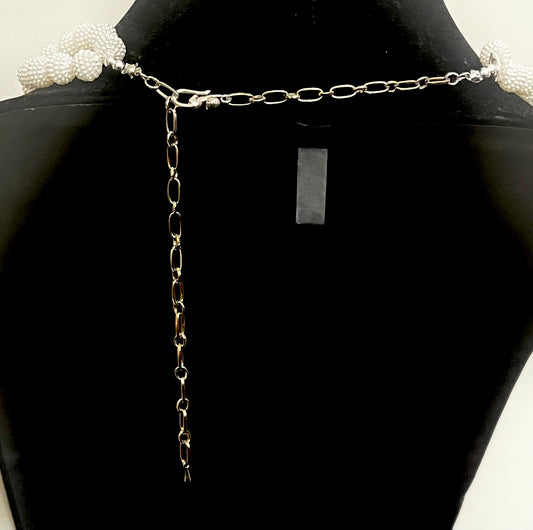 Costume Jewelry - Pearl Chocker & Earrings Set