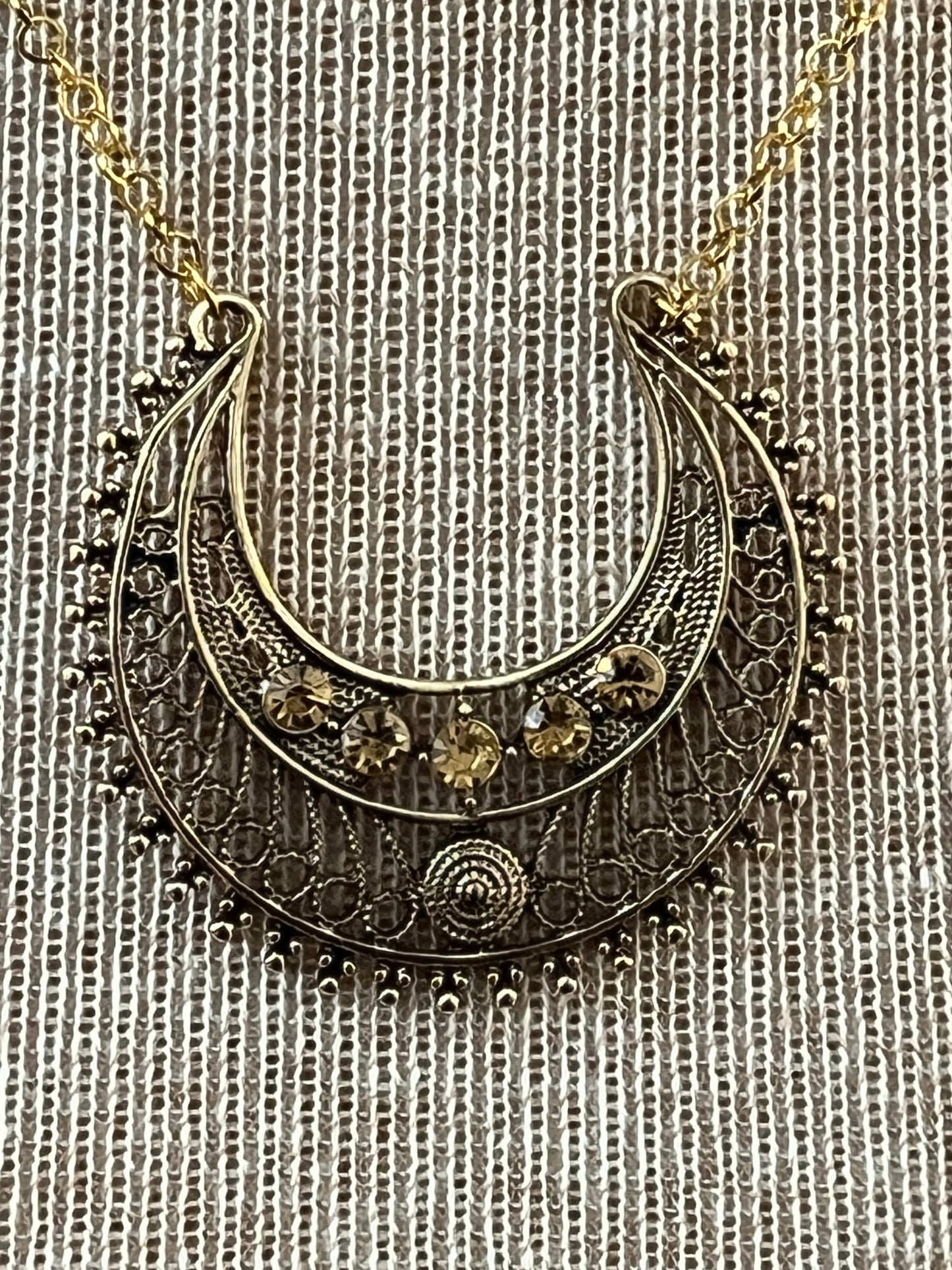 Egyptian Style Necklace & Earring Costume Set