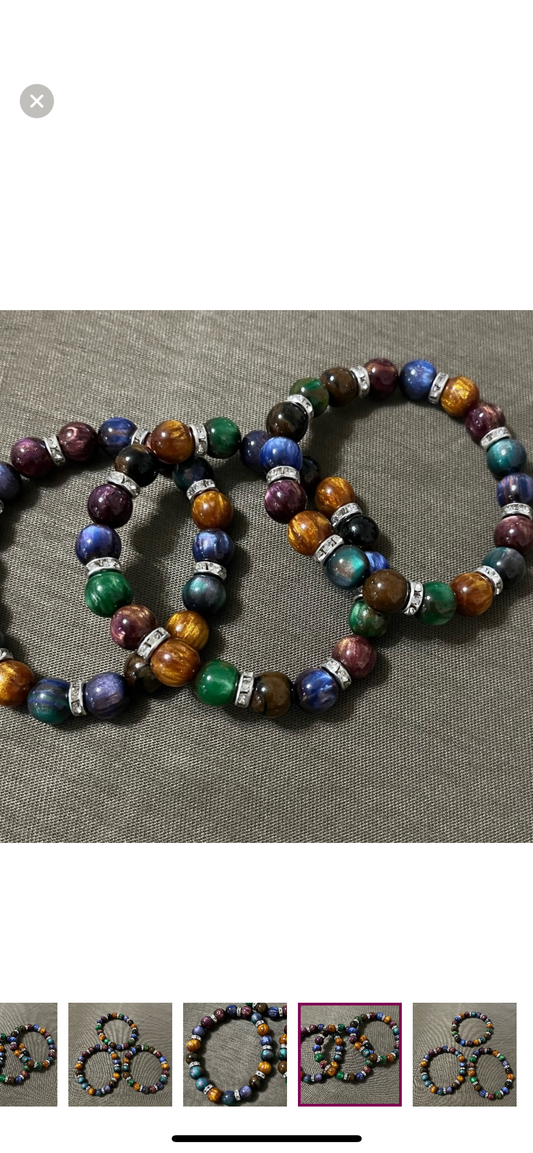 Earth-tone Multicolor Bracelets - 3
