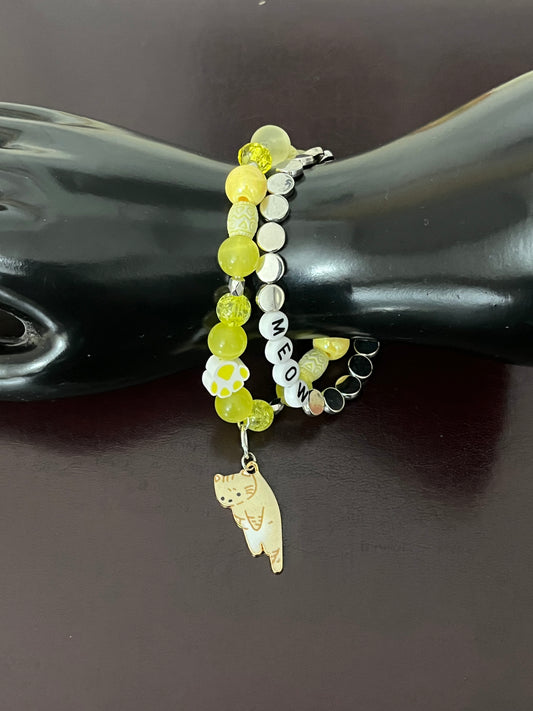 Cat Bracelet Duo