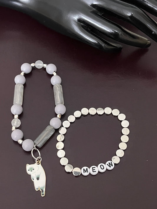 Meow Bracelet Duo