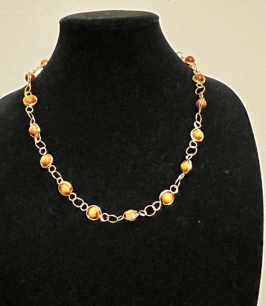 Sophisticated Necklace & Bracelet Chain Set
