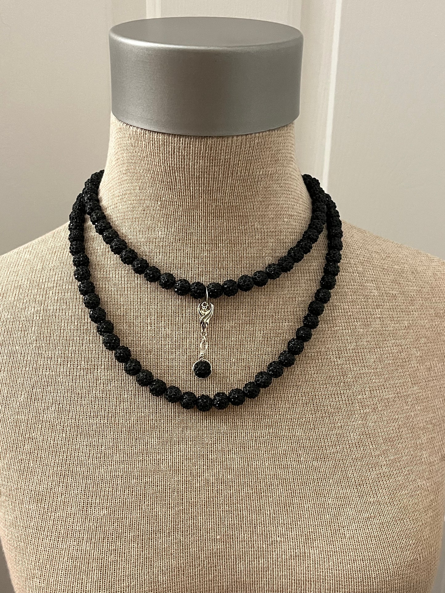 Black Gothic Rhinestone Jewelry set