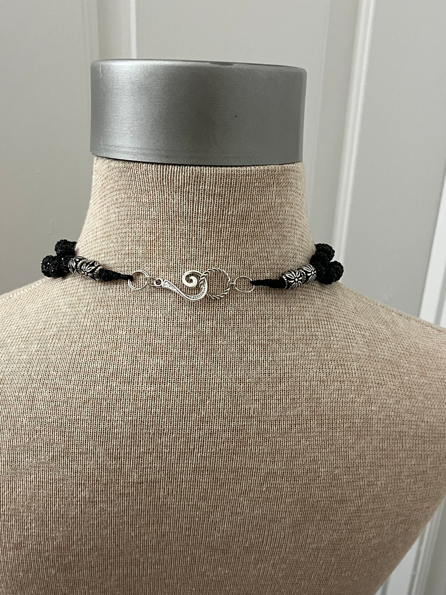 Black Gothic Rhinestone Jewelry set