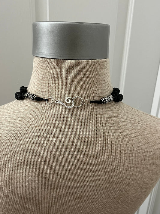 Black Gothic Rhinestone Jewelry set