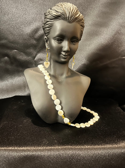 Mother of Pearl Jewelry Set