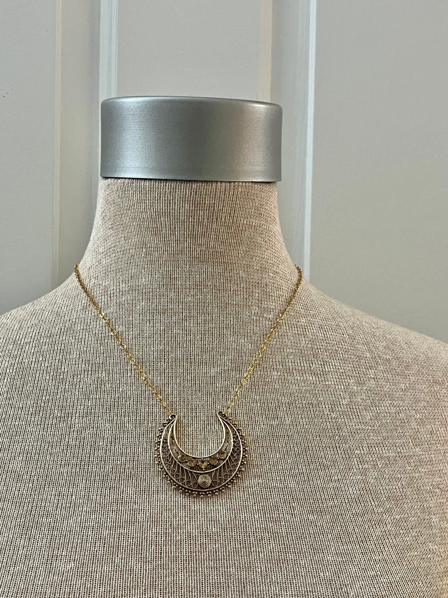 Egyptian Style Necklace & Earring Costume Set