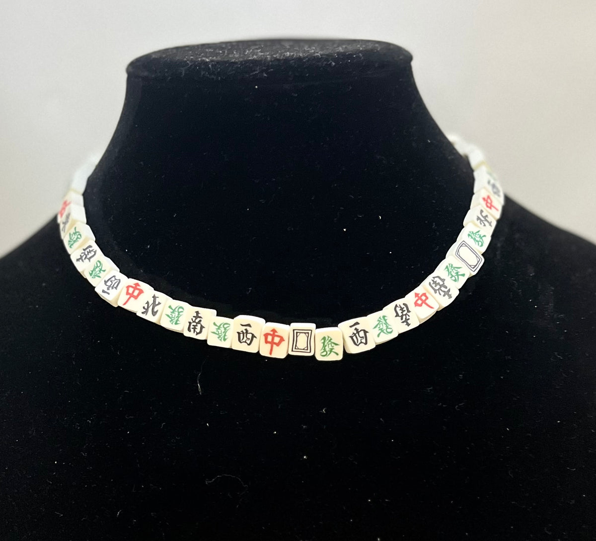 Unique Mahjong tile jewelry set styled for game lovers
